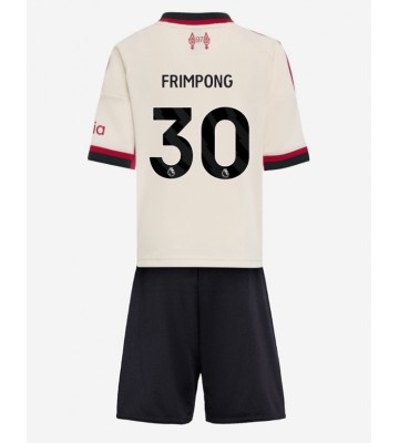 Liverpool Jeremie Frimpong #30 Udebanetrøje Børn 2025-26 Kortærmet (+ Korte bukser)